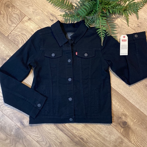 NWT Girls Levi’s Jean Jacket - Picture 1 of 4